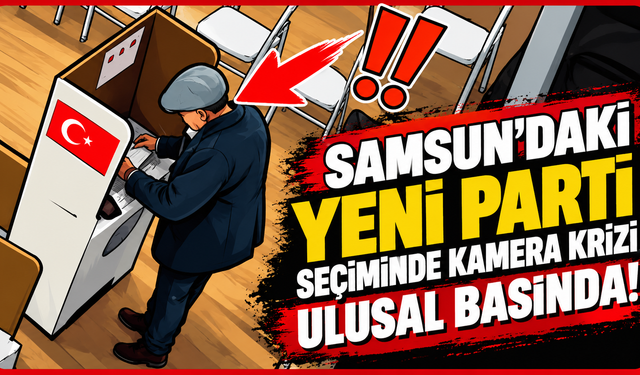 Yeni Parti Samsun Seçiminde Kamera Krizi! İtiraz MYK'ya Taşınıyor