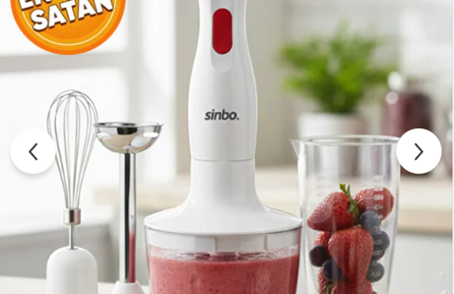 Sinbo Shb-3147 3 Fonksiyonlu El Blender Seti Fiyatı Ne Kadar?