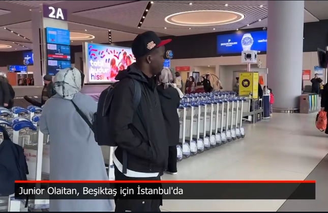 Junior Olaitan İstanbul’a İniş Yaptı! İşte İlk Görüntüler