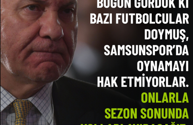 Samsunspor Başkanı Yüksel Yıldırım’dan Sert Sözler! Bakın Neler Söylemiş?