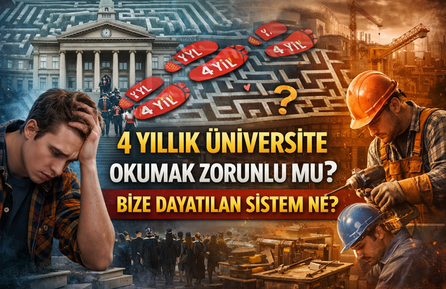 4 Yıllık Üniversite Okumak Zorunlu Mu? Bize Dayatılan Sistem Ne?