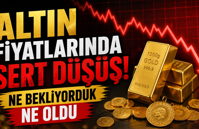 Altın Fiyatlarında Sert Düşüş! Ne Bekliyorduk Ne Oldu!