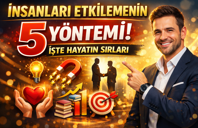İnsanları Etkilemenin 5 Yöntemi! İşte Hayatın Sırları
