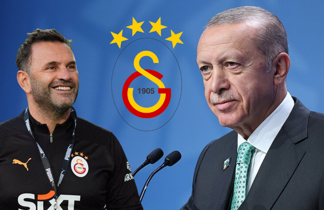 Süper Lig Şampiyonu Galatasaray'a Erdoğan'dan Tebrik Geldi
