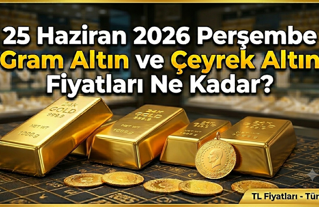 25 Haziran 2026 Perşembe Gram Altın Ve Çeyrek Altın Fiyatları Ne Kadar?