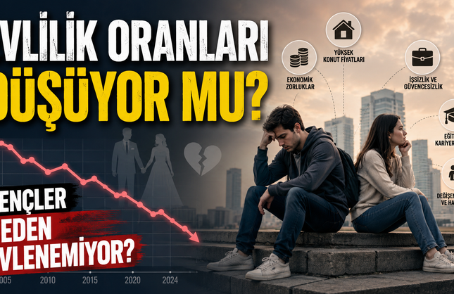 Evlilik Oranları Düşüyor Mu? Gençler Neden Evlenemiyor?
