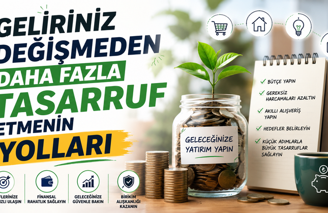 Geliriniz Değişmeden Daha Fazla Tasarruf Etmenin Yolları