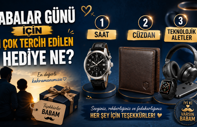 Babalar Günü İçin En Çok Tercih Edilen 3 Hediye Ne?