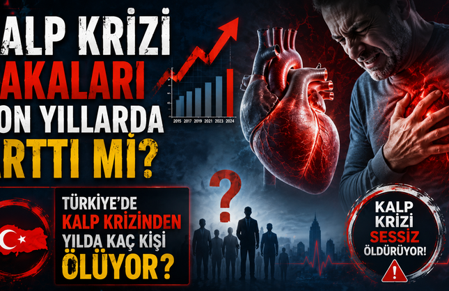 Kalp Krizi Vakaları Son Yıllarda Arttı Mı? Türkiye’de Kalp Krizinden Yılda Kaç Kişi Ölüyor?