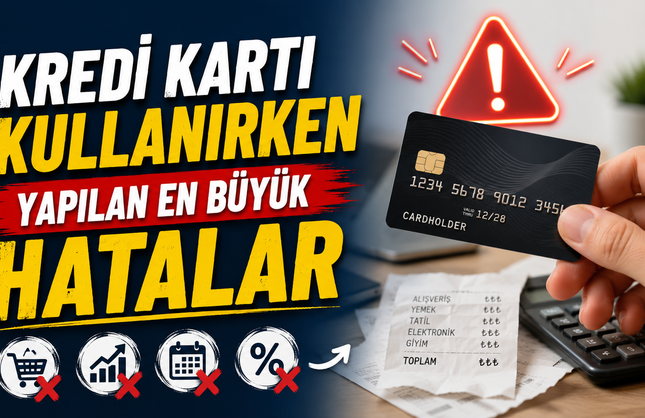 Kredi Kartı Kullanırken Yapılan En Büyük Hatalar