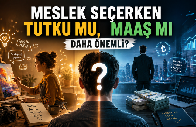 Meslek Seçerken Tutku Mu, Maaş Mı Daha Önemli?