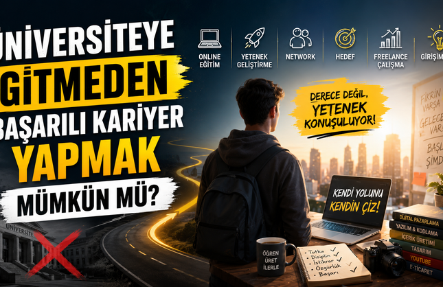 Üniversiteye Gitmeden Başarılı Kariyer Yapmak Mümkün Mü?