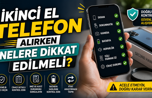 İkinci El Telefon Alırken Nelere Dikkat Edilmeli?