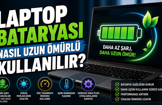 Laptop Bataryası Nasıl Uzun Ömürlü Kullanılır?