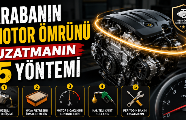 Çok Önemli: Arabanızın Motor Ömrünü Uzatmanın 5 Yöntemi