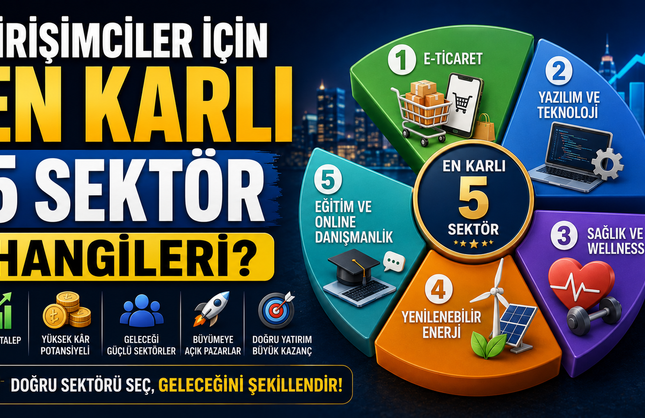 Girişimciler İçin En Karlı 5 Sektör Hangileri?