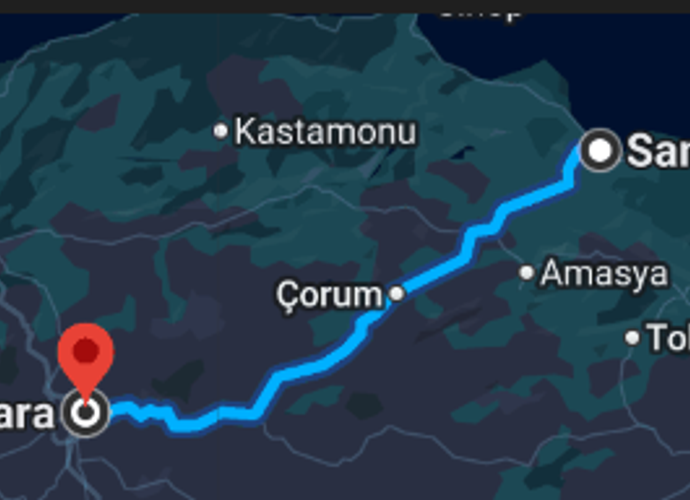 Samsun Ankara Arası Kaç Km? Güncel Mesafe ve Yol Süreleri
