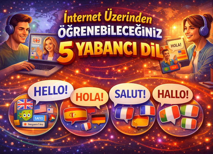 İnternet Üzerinden Öğrenebileceğiniz 5 Yabancı Dil
