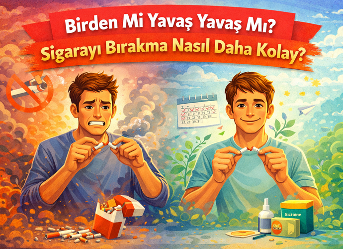 Birden Mi Yavaş Yavaş Mı? Sigarayı Bırakma Nasıl Daha Kolay?