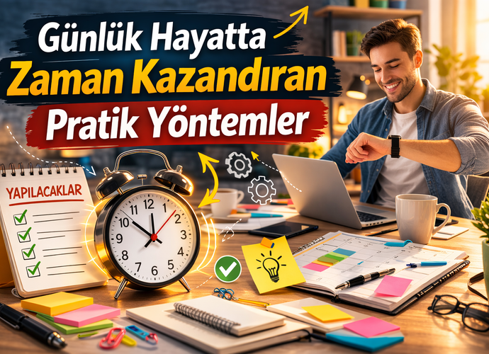 Günlük Hayatta Zaman Kazandıran Pratik Yöntemler
