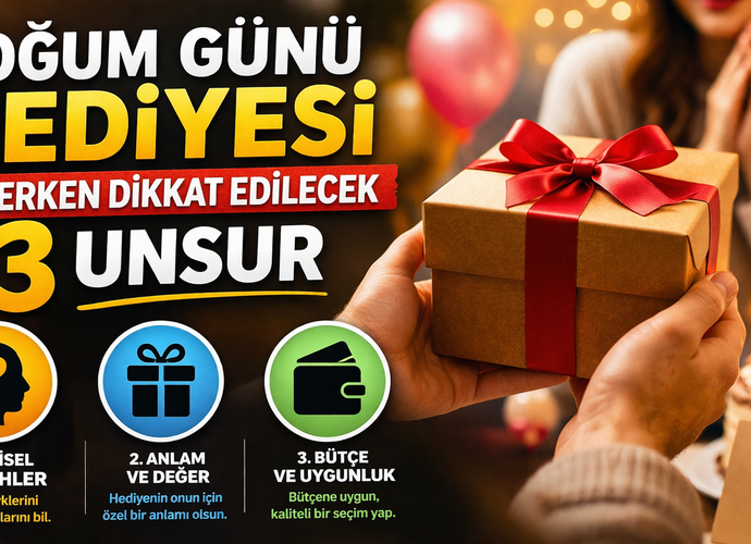 Doğum Günü Hediyesi Seçerken Dikkat Edilecek 3 Unsur