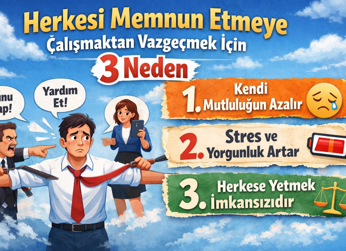 Herkesi Memnun Etmeye Çalışmaktan Vazgeçmek İçin 3 Neden