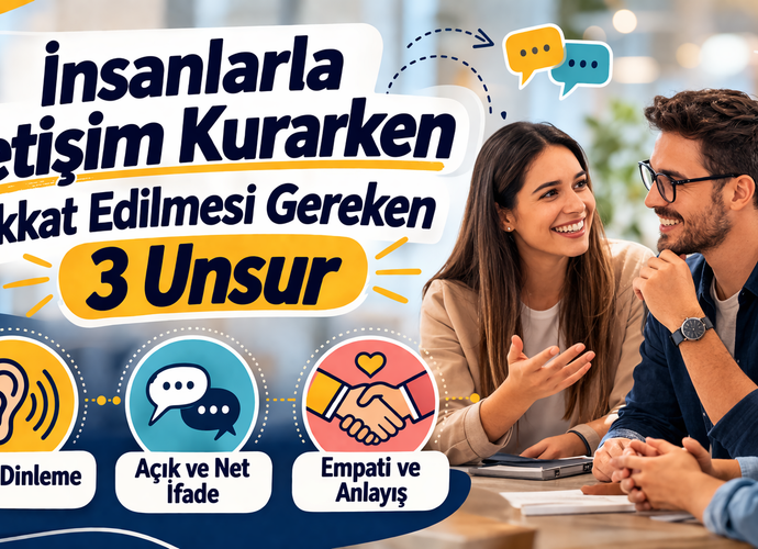 İnsanlarla İletişim Kurarken Dikkat Edilmesi Gereken 3 Unsur