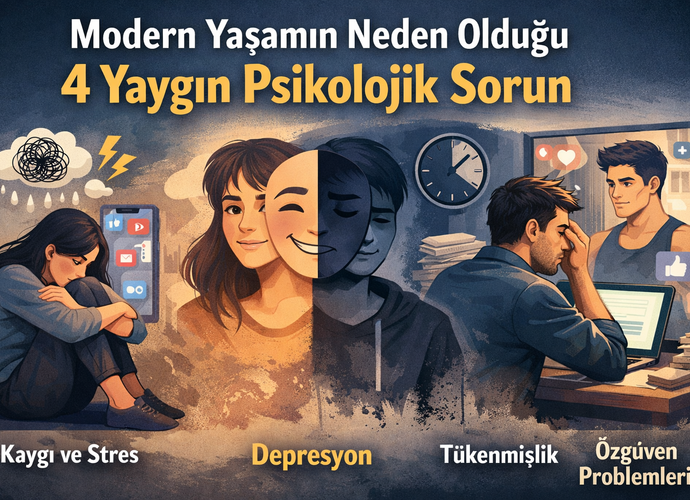 Modern Yaşamın Neden Olduğu 4 Yaygın Psikolojik Sorun