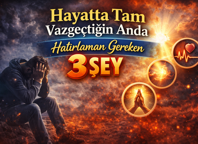 Hayatta Tam Vazgeçtiğin Anda Hatırlaman Gereken 3 Şey