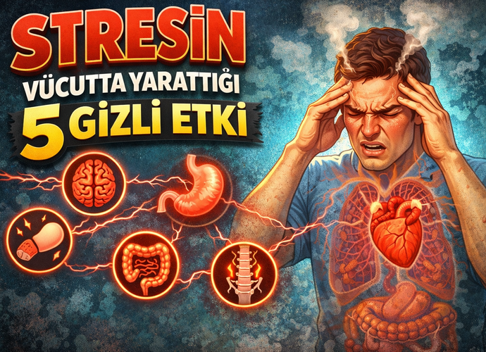 Stresin Vücutta Yarattığı 5 Gizli Etki