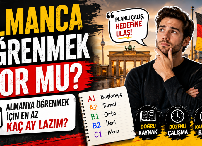 Almanca Öğrenmek Zor Mu? Almanya Öğrenmek İçin En Az Kaç Ay Lazım?