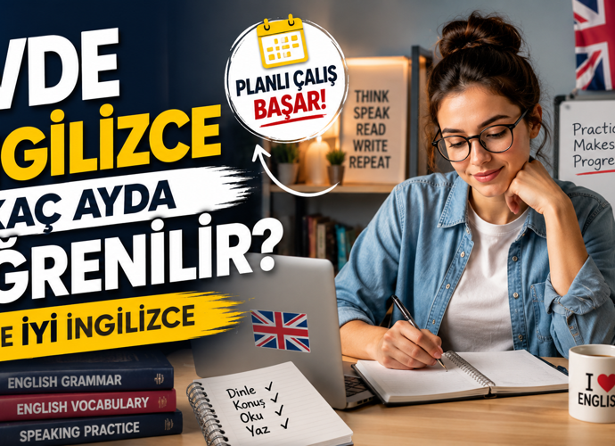 Evde İngilizce Kaç Ayda Öğrenilir? Evde İyi İngilizce.