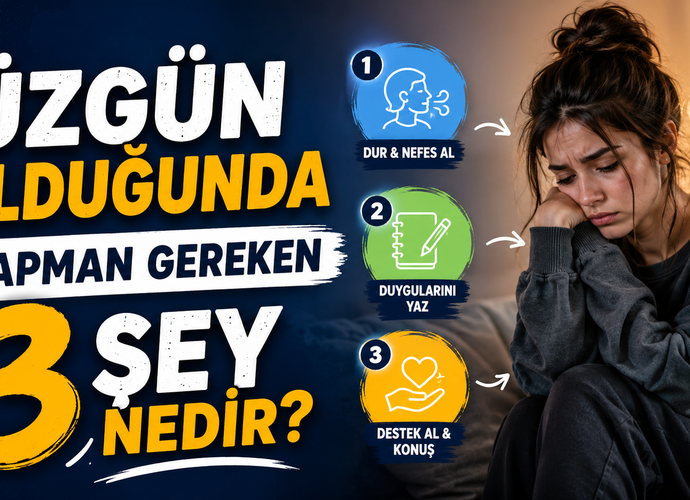 Üzgün Olduğunda Yapman Gereken 3 Şey Nedir?