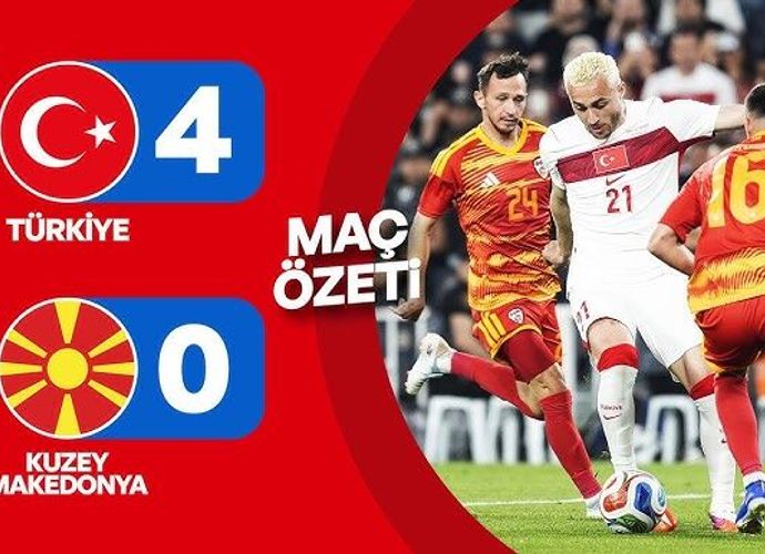 Türkiye Turnuvaya Çok Hızlı Başladı! Türkiye 4 – 0 Kuzey Makedonya