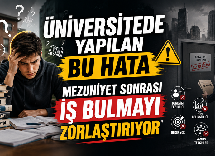 Üniversitede Yapılan Bu Hata Mezuniyet Sonrası İş Bulmayı Zorlaştırıyor