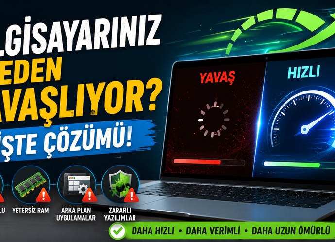 Bilgisayarınız Neden Yavaşlıyor? İşte Çözümü