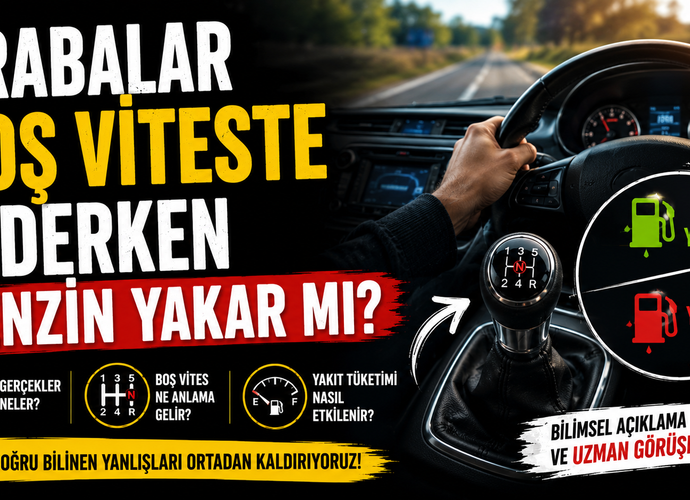 Arabalar Boş Viteste Giderken Benzin Yakar Mı?