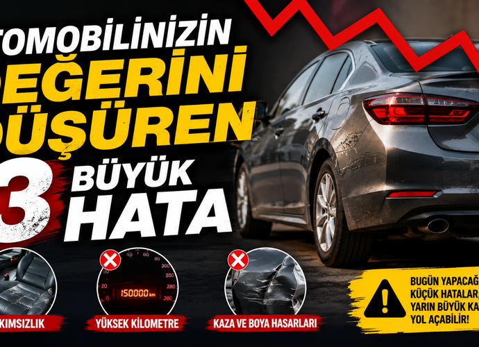 Otomobilinizin Değerini Düşüren 3 Büyük Hata