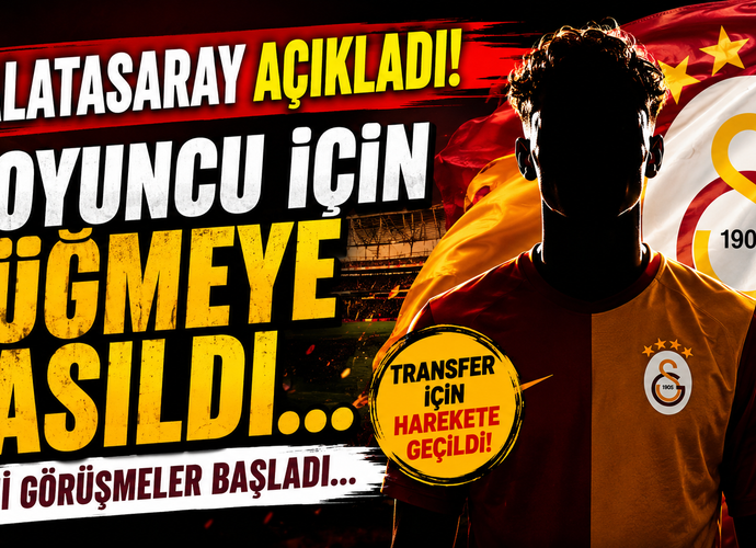 Galatasaray Açıkladı! O Oyuncu İçin Düğmeye Basıldı... Resmi Görüşmeler Başladı...