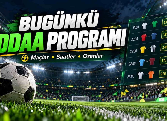 İddaa Programı ve Oranları: 22 Ekim Beşiktaş, Trabzonspor ve Tüm Maçların Oran Listesi