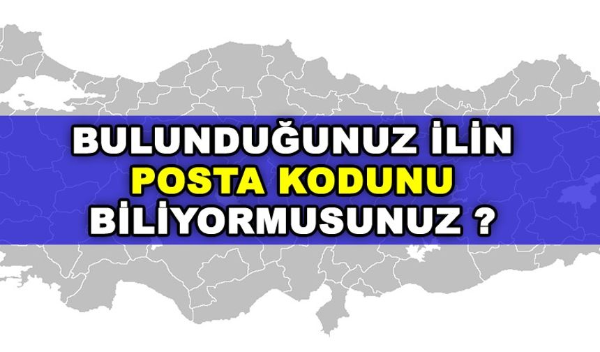 Ankara ilinin posta kodları