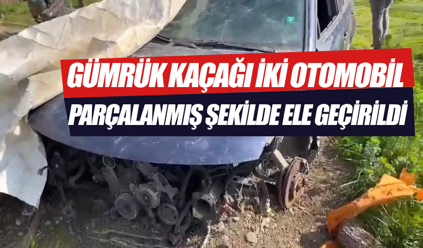 Samsun'da Gümrük Kaçağı 2 Otomobil parçalanmış şekilde ele geçirildi