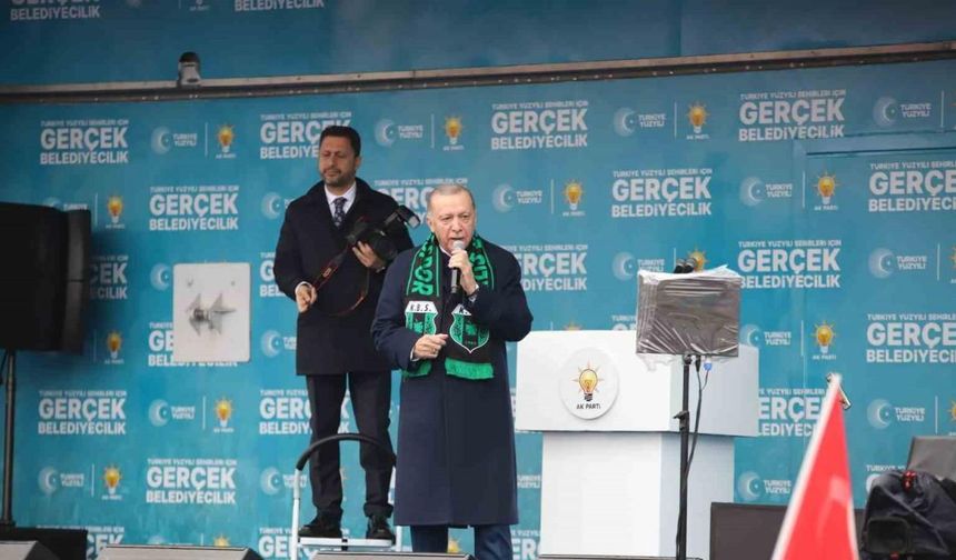 Cumhurbaşkanı Erdoğan: "Dışı farklı içi farklı bir muhalefet anlayışıyla karşı karşıyayız”