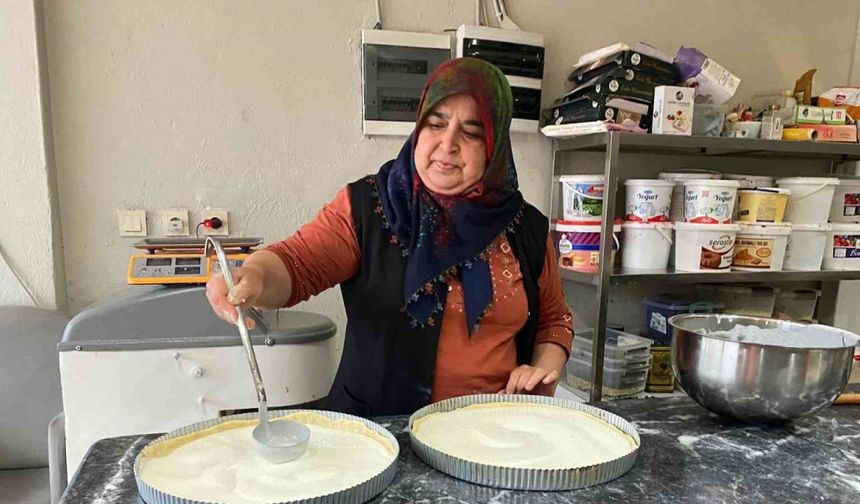Osmaniye’de geleneksel bayram lezzeti yoğurtlu kömbe
