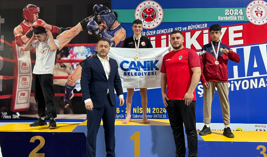 Canikli Sporcu Türkiye Şampiyonu