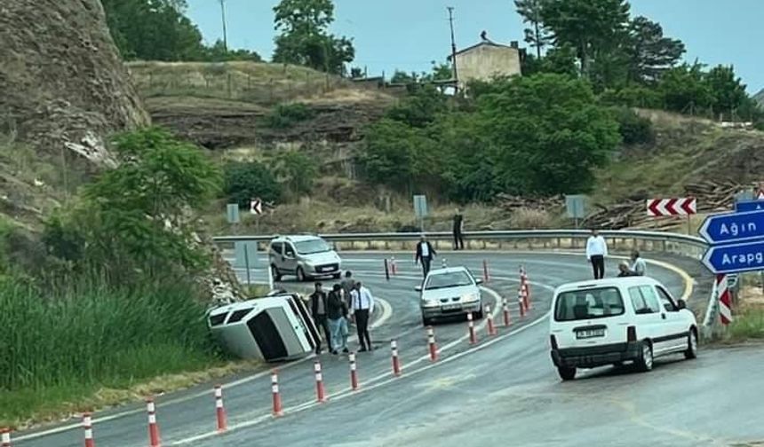 Elazığ’da trafik kazası: 1 yaralı