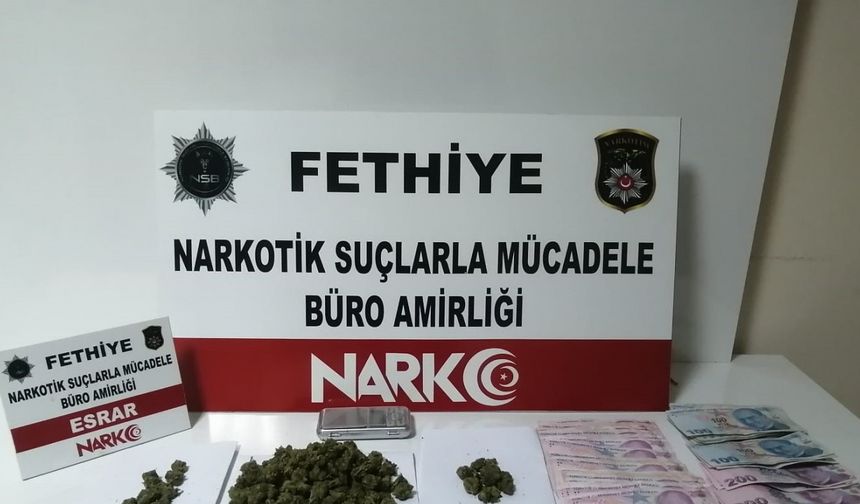Fethiye’de uyuşturucu operasyonu: 3 tutuklama