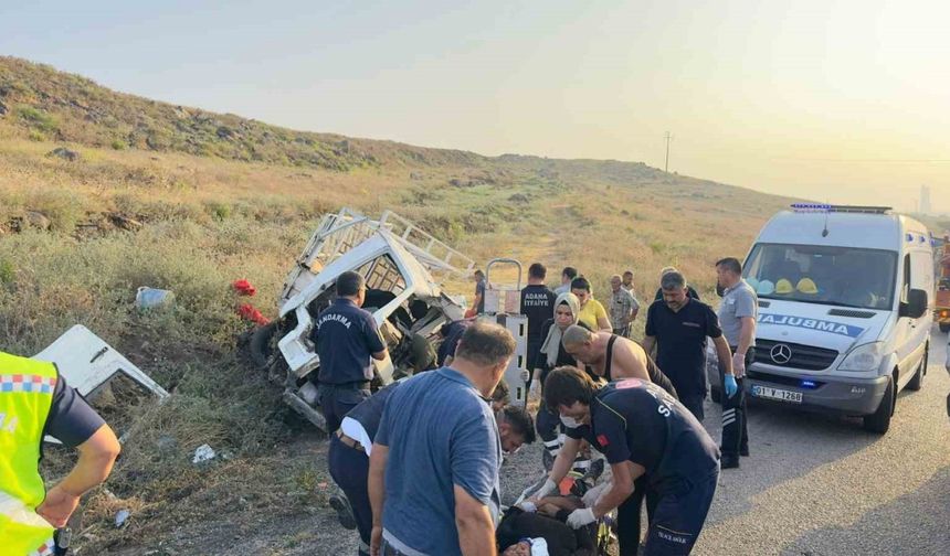 Adana’da trafik kazası: 3 ölü, 2 yaralı