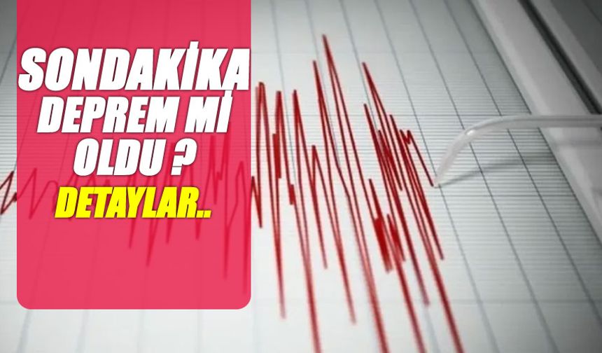 Adana'da Deprem Oldu! Vatandaş Sokağa Döküldü...