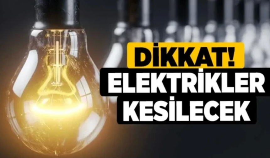 5 Kasım 2024 Samsun'da Dev Elektrik Kesintisi! Hangi İlçeler Etkilenecek?